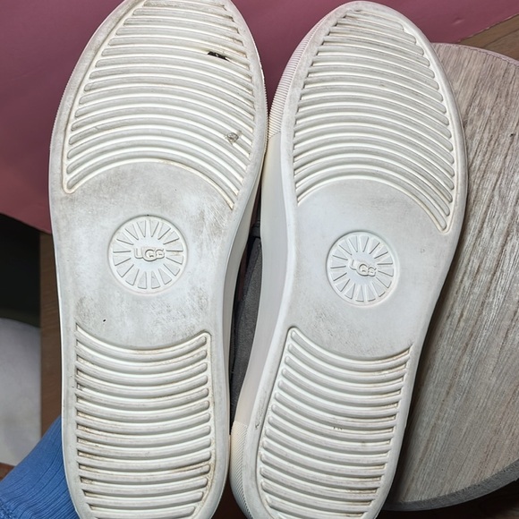 UGG Jass Brown Suede Loafers Slip On Casual‎ Leather Liner Comfy Neutral - Picture 4 of 9